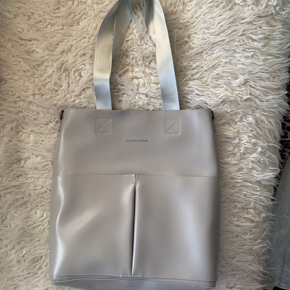 Gray Claudia Canova bag. Brand new